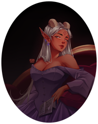 Ellyn for HallOfTheRose on ArtFight (https://artfight.net/attack/4682786.ellyn-painting)